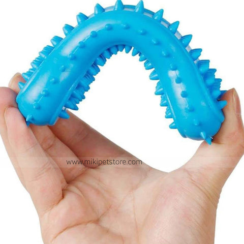 Durable Dog Chew Bone Teeth Cleaning Rubber Toy