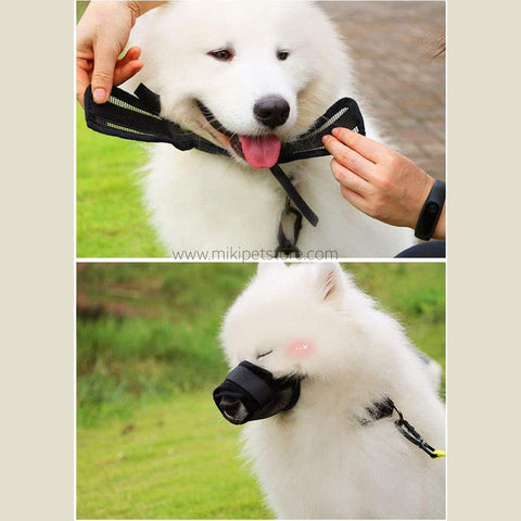 Adjustable Soft Mesh Dog Muzzle Anti-Biting & Chewing Protection