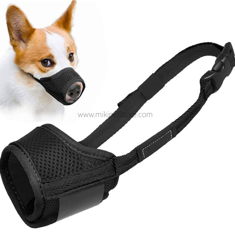 Adjustable Soft Mesh Dog Muzzle Anti-Biting & Chewing Protection