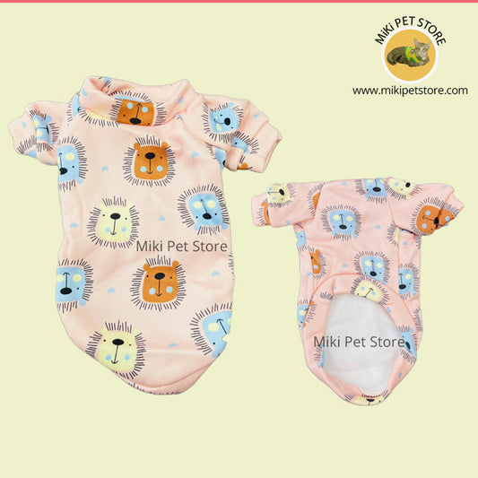 Clothes for Small Dogs and Cats Cartoon Bear Face  Pet Dog Cute Cat Sweatshirt Winter Puppy Clothing
