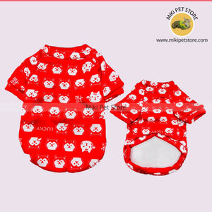 Cute Cartoon Pet Sweatshirt for small dogs and cats