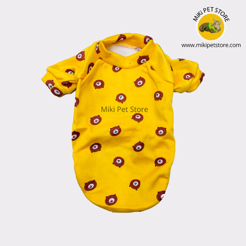 Warm Cartoon Pet Sweatshirt for small dogs and cats