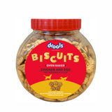 Drools All Life Stages Dog Treat Biscuits 400g Jar Real Chicken Flavour