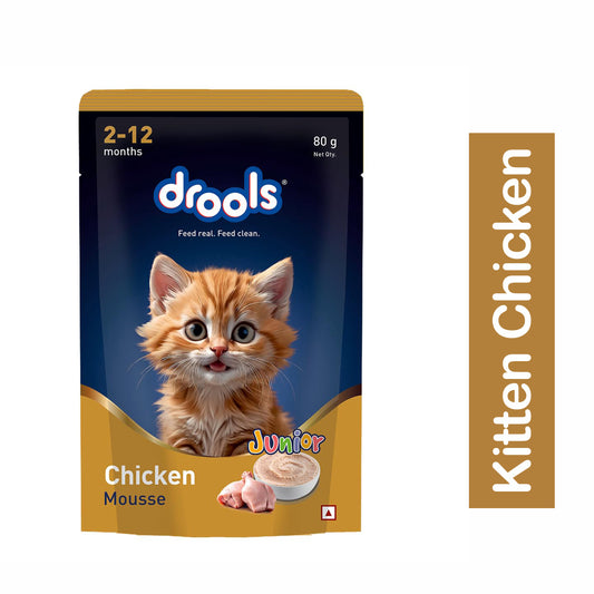 Drools Kitten Cat Pouch Chicken Mousse Flavor 80g