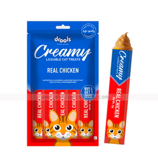Drools  Real Chicken Creamy Cat Treats-75gm