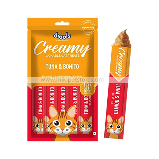 Drools Tuna & Bonito Creamy Cat Treats-75gm