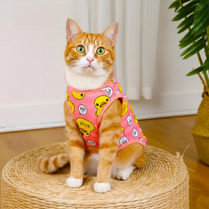 Little Yellow Duck Cartoon Pet Sweater Dog Cat Clothes
