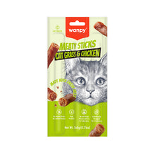 Wanpy Meaty Sticks Cat Treat Cat Grass & Chicken 21gm