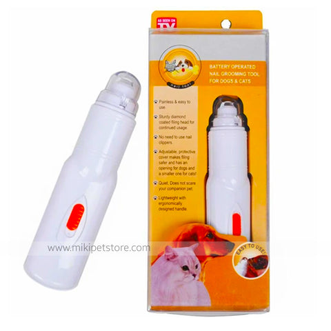 Automatic Pet Nail Polisher Low Noise Portable Nail Scissors