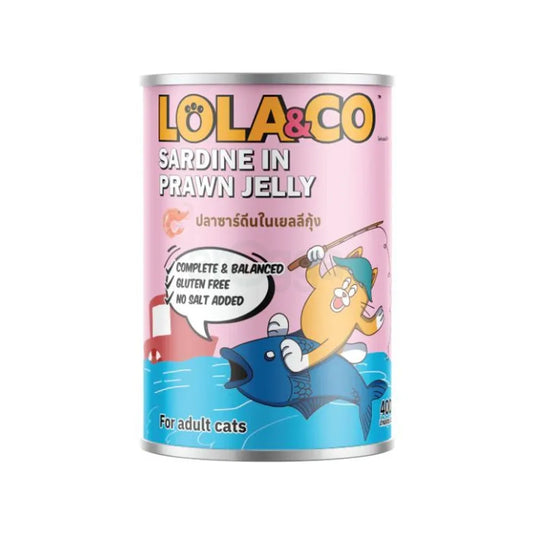 LOLA & CO Sardine with Prawn in Jelly for Adult Cat - 400g