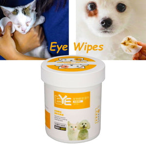 Pet Tearstain Remover Wipes Cat Dog Eye Cleaning Wipes