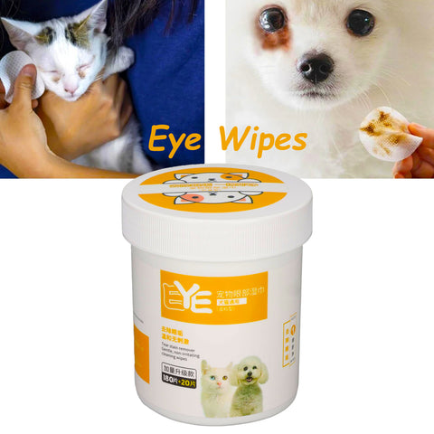 Pet Tearstain Remover Wipes Cat Dog Eye Cleaning Wipes