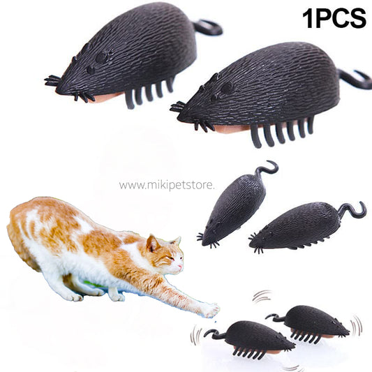 Electronic Mouse Toy Fake- Vibrating Prank Toy For Pets
