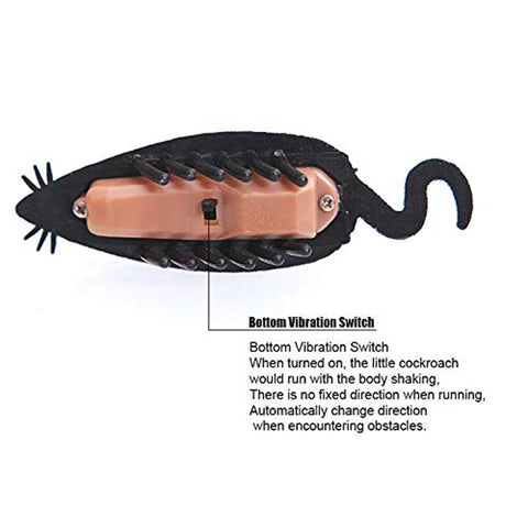 Electronic Mouse Toy Fake Vibrating Prank Toy For Pets