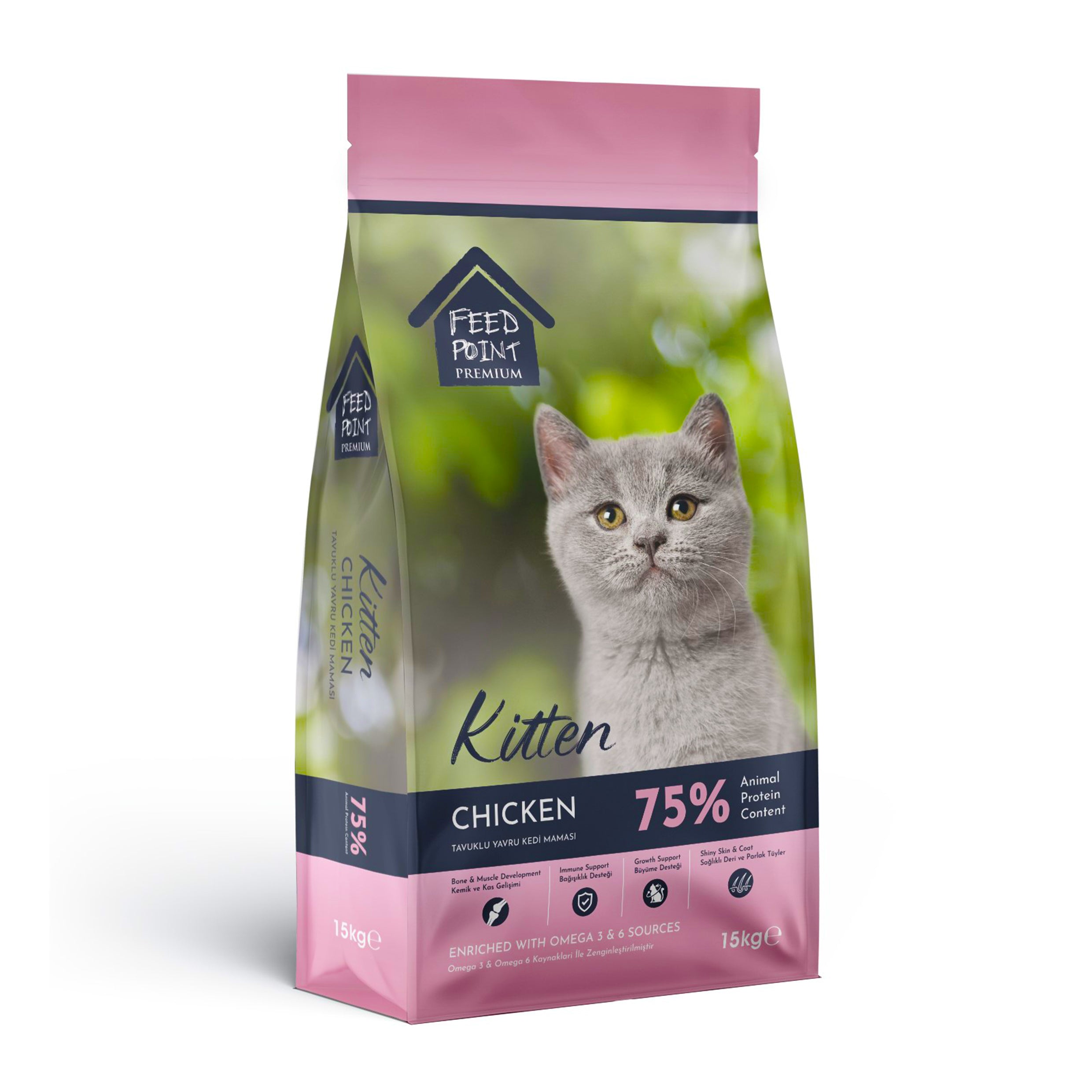 Feed Point Chicken Kitten Cat Food