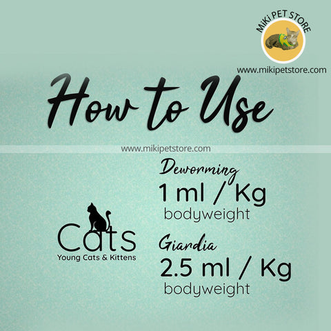 Feli-D Feline Oral Suspension Deworming Syrup For Kittens & Young Cats