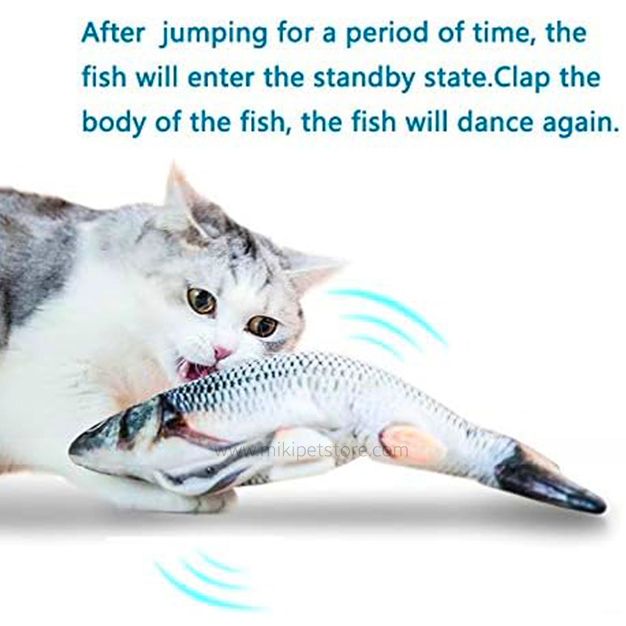 Interactive Flopping Fish Cat Toy – Electric Catnip Simulation for Kittens & Indoor Cats