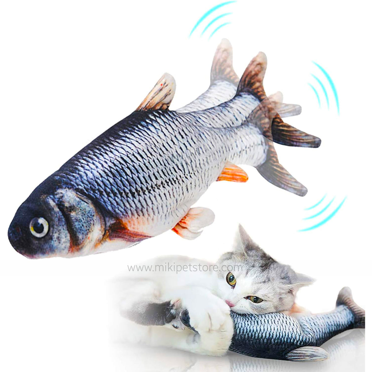 Interactive Flopping Fish Cat Toy – Electric Catnip Simulation for Kittens & Indoor Cats
