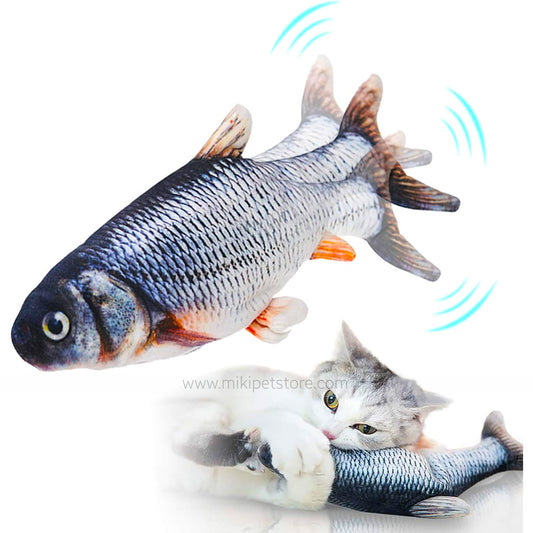 Interactive Flopping Fish Cat Toy – Electric Catnip Simulation for Kittens & Indoor Cats