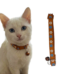 cat collar flower print Daisy Collar