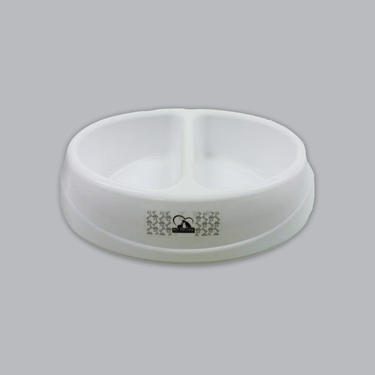 Cat & Dog Food Bowl – Double Section (Big Size)