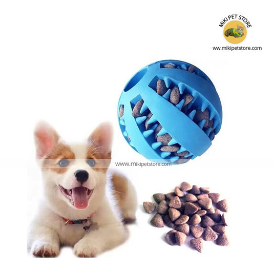 Dog Toys Leaking Ball Funny Interactive Pet Tooth Cleaning Balls Bite Resistant Chew Toys