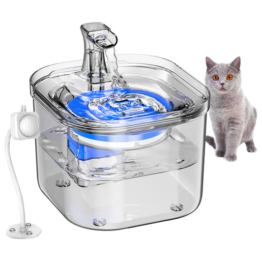 WF160 Cat Water Fountain – 1.8L Automatic Pet Water Dispenser with Silent Pump & Smart Sensor for Cats and Small Dogs