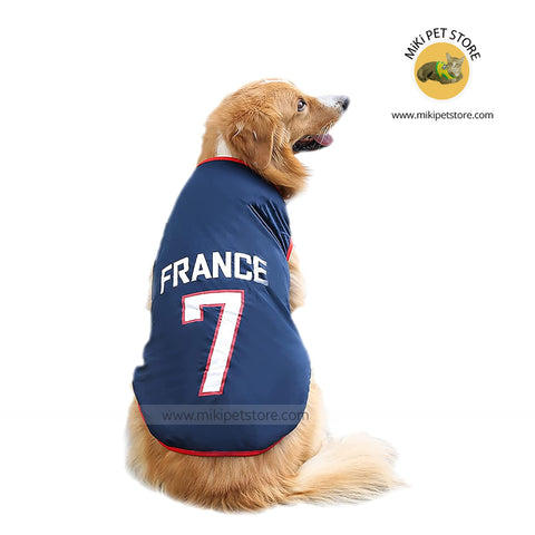 World Cup France Jersey for Cats Dogs