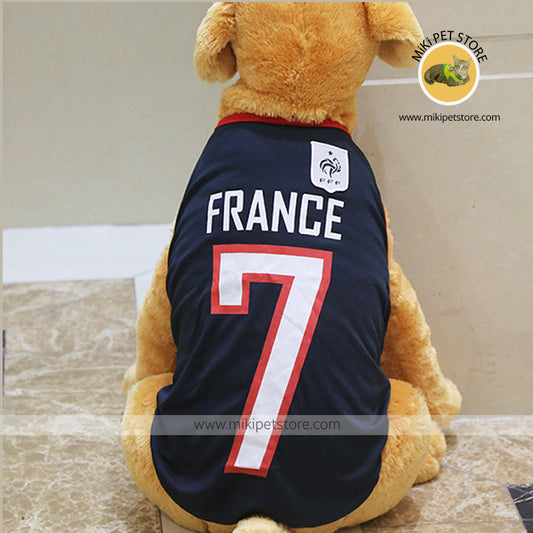 World Cup France  France Jersey for Cats & Dogs