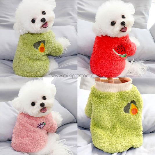 Cat and Small Dogs Coat Fruit Pet Clothes Ropa Perro York