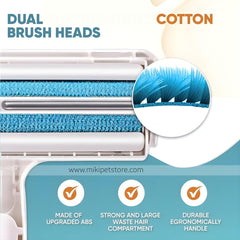 Paw Roar Pet Hair Remover | Dog and Cat Hair Remover for Couch, Carpet, Car Seats, Bedding and Cloths | Multi-Surface Reusable Dog & Cat Fur Removal and Lint Roller