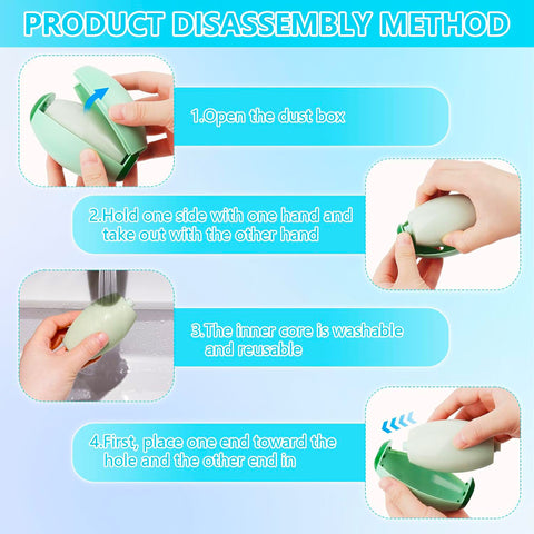Reusable Washable Lint Roller Portable Pet Hair Remover