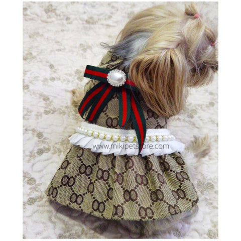 Couple Matching Pet Clothes Luxury Summer Shirt Dress