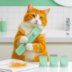 Groom Pro 4-in-1 Pet Grooming Kit – Hair Shaver, Paw Trimmer, Nail Grinder & Clippers