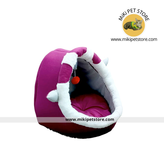 Cozy All-Season Removable Washable  Cat Bed for Indoor Cats