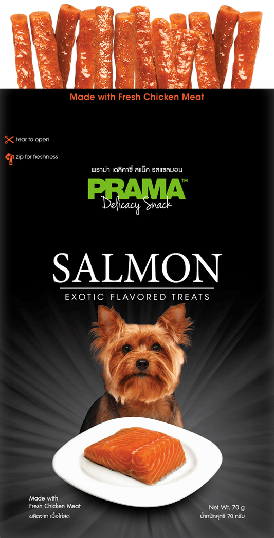 Prama Delicacy Snack Dog Treats  Salmon 70gm