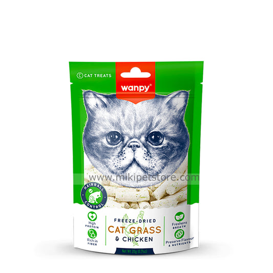 Wanpy Freeze Dried Grass & Chicken Cat Treat  20 gm