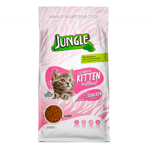 Jungle  Kitten Cat Food with Chicken (2-12 month)