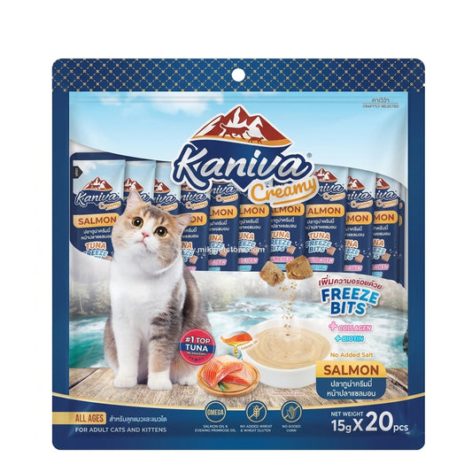 Kaniva Cat Creamy Salmon with Tuna Freeze Bits