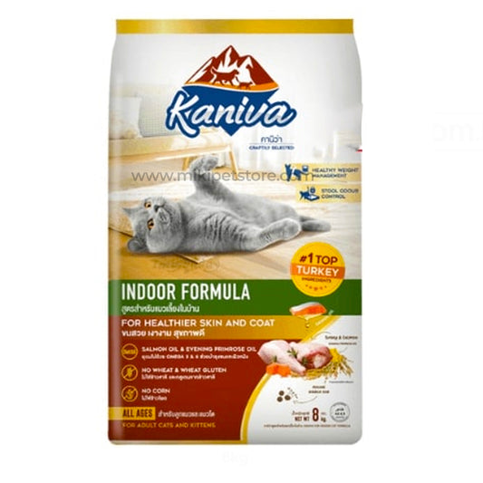 Kaniva Cat Food Indoor Cat Formula – Salmon,  Chicken & Rice