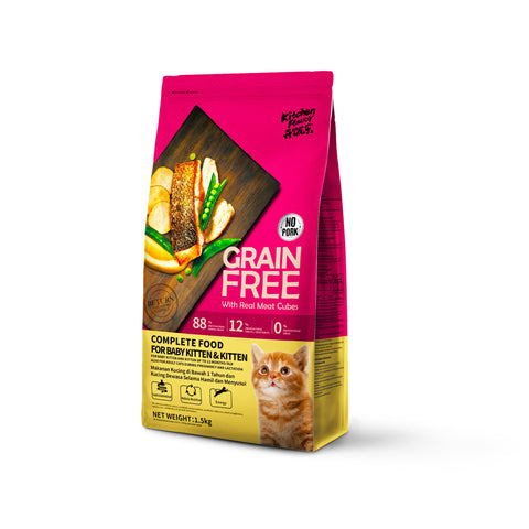 Kitchen Flavor Grain Free Baby Kitten Cat Dry Food