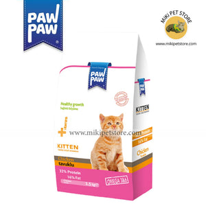 Paw Paw Kitten Cat Food Chicken Flavour Dry Cat Food