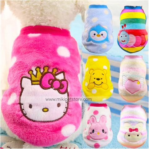 Spring Autumn Pet Outfit Stylish Dog Cat Clothes