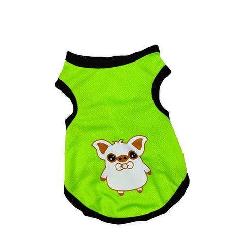 Summer Pet Vest Breathable Cartoon Print Clothes
