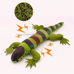 Plush Lizard Cat Toy – Catnip-Infused Squeaky Chew & Play Teaser for Kittens