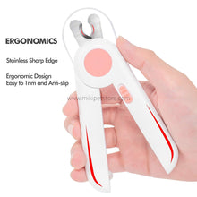 LED Pet Nail Clippers Safe and Precise Grooming Tool for Cats Dogs