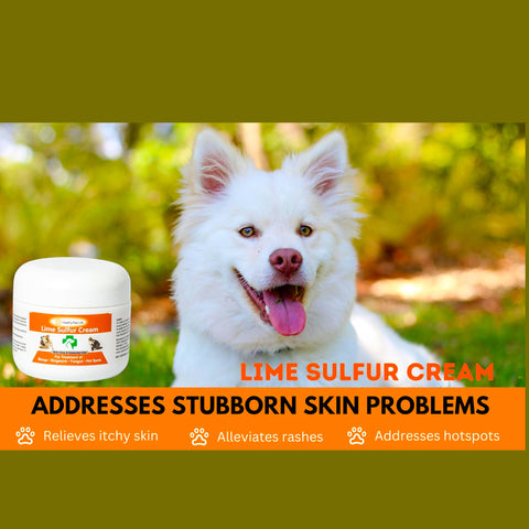 Classic's Lime Sulfur Pet Skin Cream for Cats and Dogs 100g