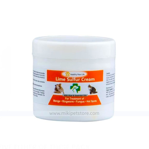 Classic's Lime Sulfur Pet Skin Cream for Cats and Dogs 100g