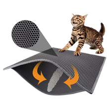 Double Layer Cat Litter Mat Honeycomb Trapping Pad