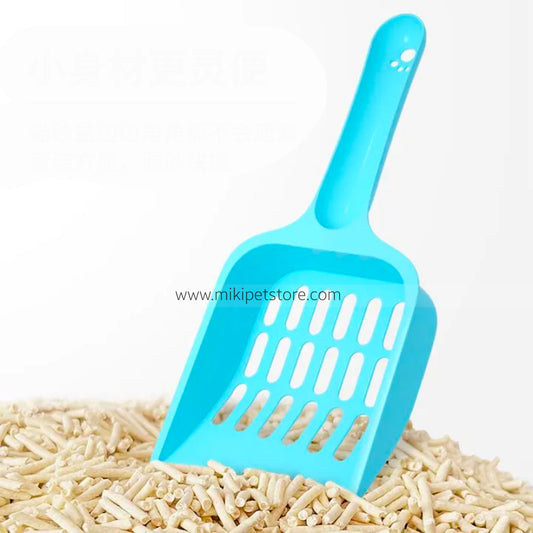 Plastic Long Handle Non-rusting Pet Cat Toilet Litter Box Sand Shovel